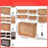 Creative Wooden Money Box With Counter Stylish Euro And Dollar Savings Challenge Container