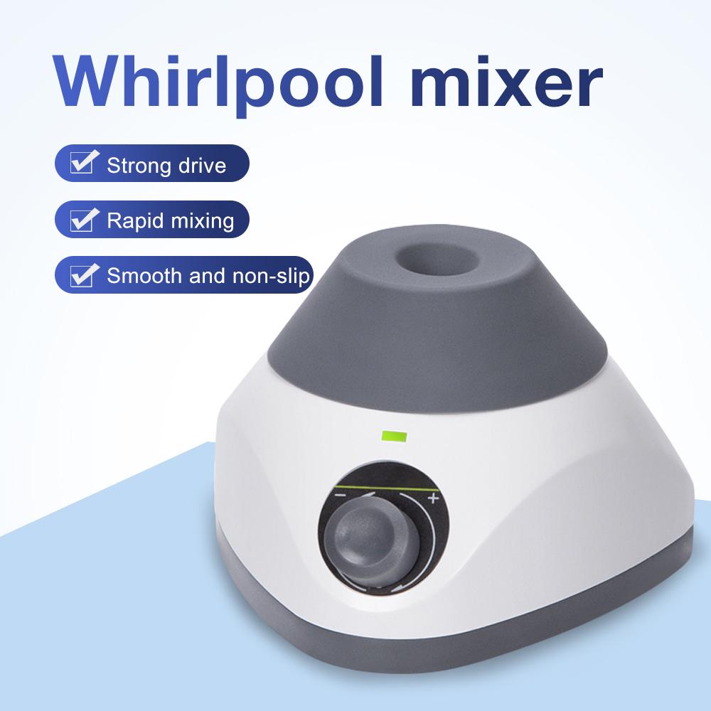 Mini Vortex Mixer 500-3500RPM Speed Control Mixer 50ML Liquid Vortex Stirrer Vortex Shaker for Laboratory Chemical Biology bianco