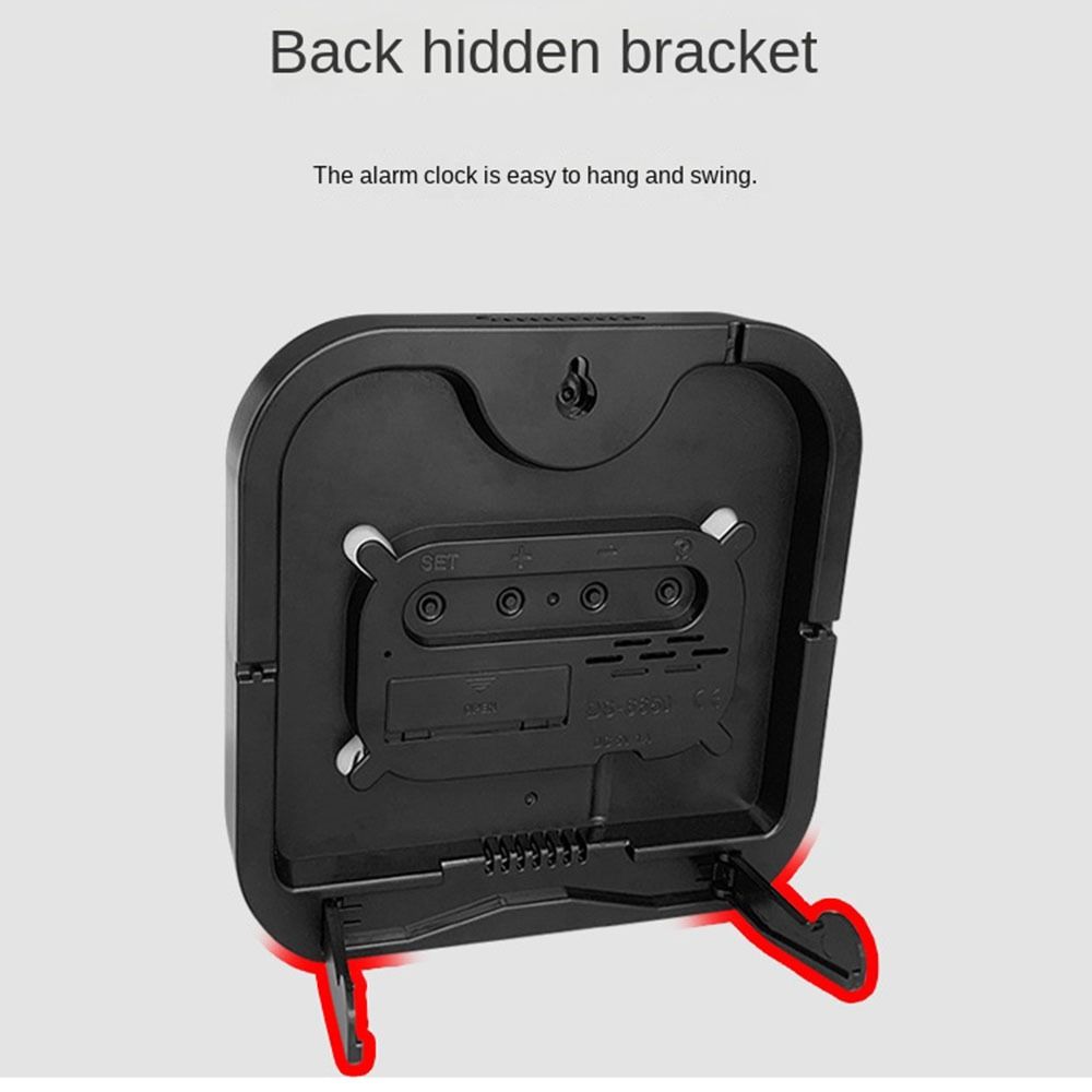 Temperature Digital LED Clocks Wall-mounted Display Table Clock Electronic Wall Clock  for Bedroom