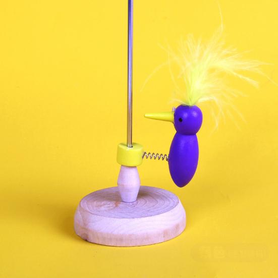 Toddle Baby Early Educational Cute Woodpecker Pole Picking Sliding Toy Gift