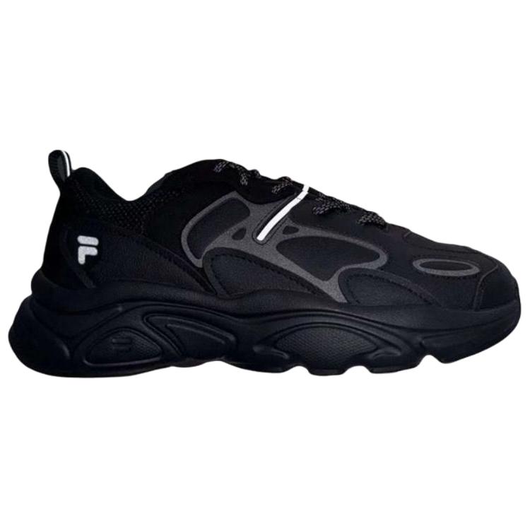 Fila Mars 2 Synthetic Leather Fabric Comfortable Durable Lifestyle Casual Shoes Women Sneaker Black F12W432118FBK