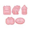 8pcs Sturdy Fondant Cookie Cutter Set Eid Celebration Cookie Cutters Treats Mould Ideal For Family Gatherings