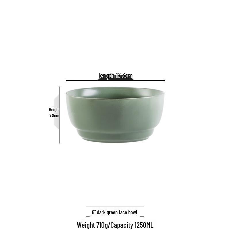 European Style 8-inch Ceramic Deep Plate