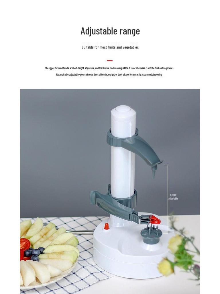 Multifunctional Electric Peeler - Fruit & Potato Peeling Machine, Washable & Removable