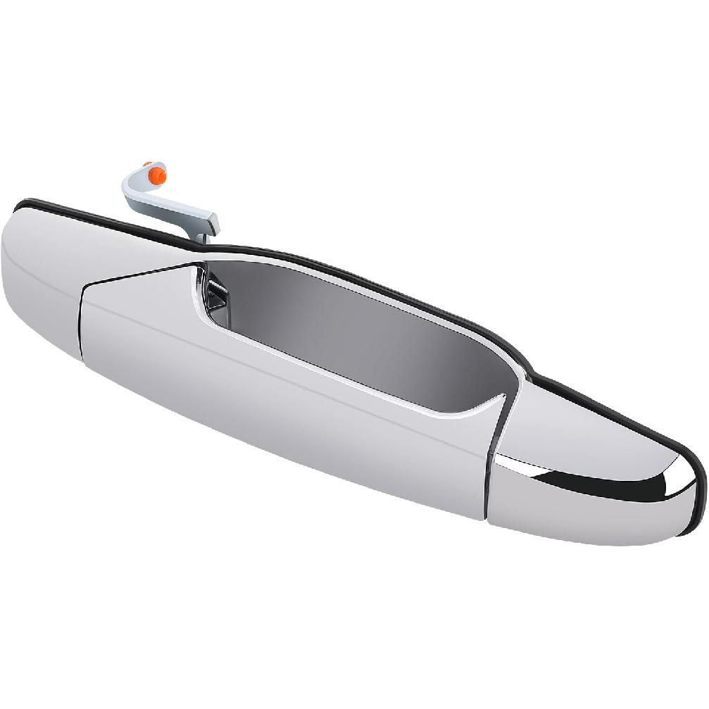 

Exterior Chrome Door Handle, Front Passenger Side, Compatible with 2007-2014 Chevy Silverado Suburban Tahoe GMC Sierra Yukon Cadillac Escalade,