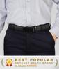 BULLIANT Suit Gift Cuttable Design 125cm Total Adjustable for Waist Sizes Men's Belt, Auto-Lock, Type, One-Touch (Black, Length, 91-107cm)