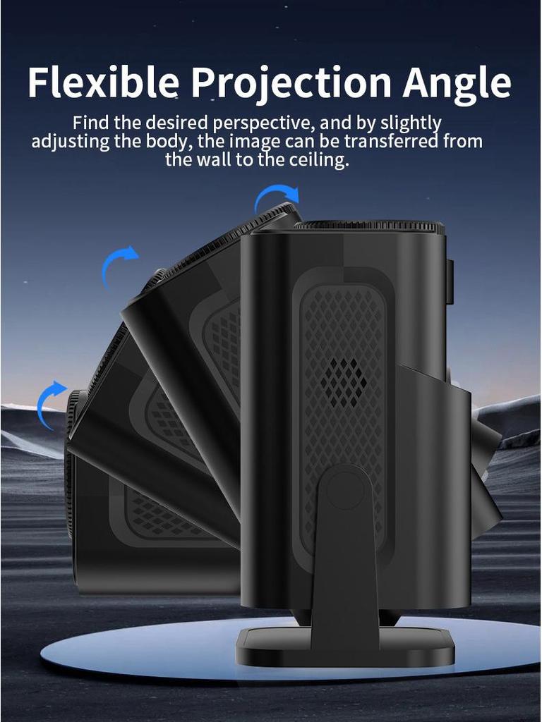 Portable HYmini Screen Mirroring Projector for Home & Mobile Phone