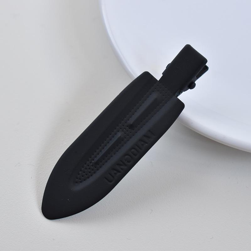 Japanese & Korean Style Seamless Metal Hairpin - Frosted Women's Bangs Side Clip