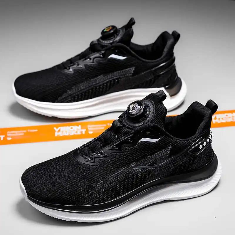 Fashion Demi-season Non-slip Sole Running Sports Shoes Woven Best Selling Products Mens Sneakers Designer Maker High Tech