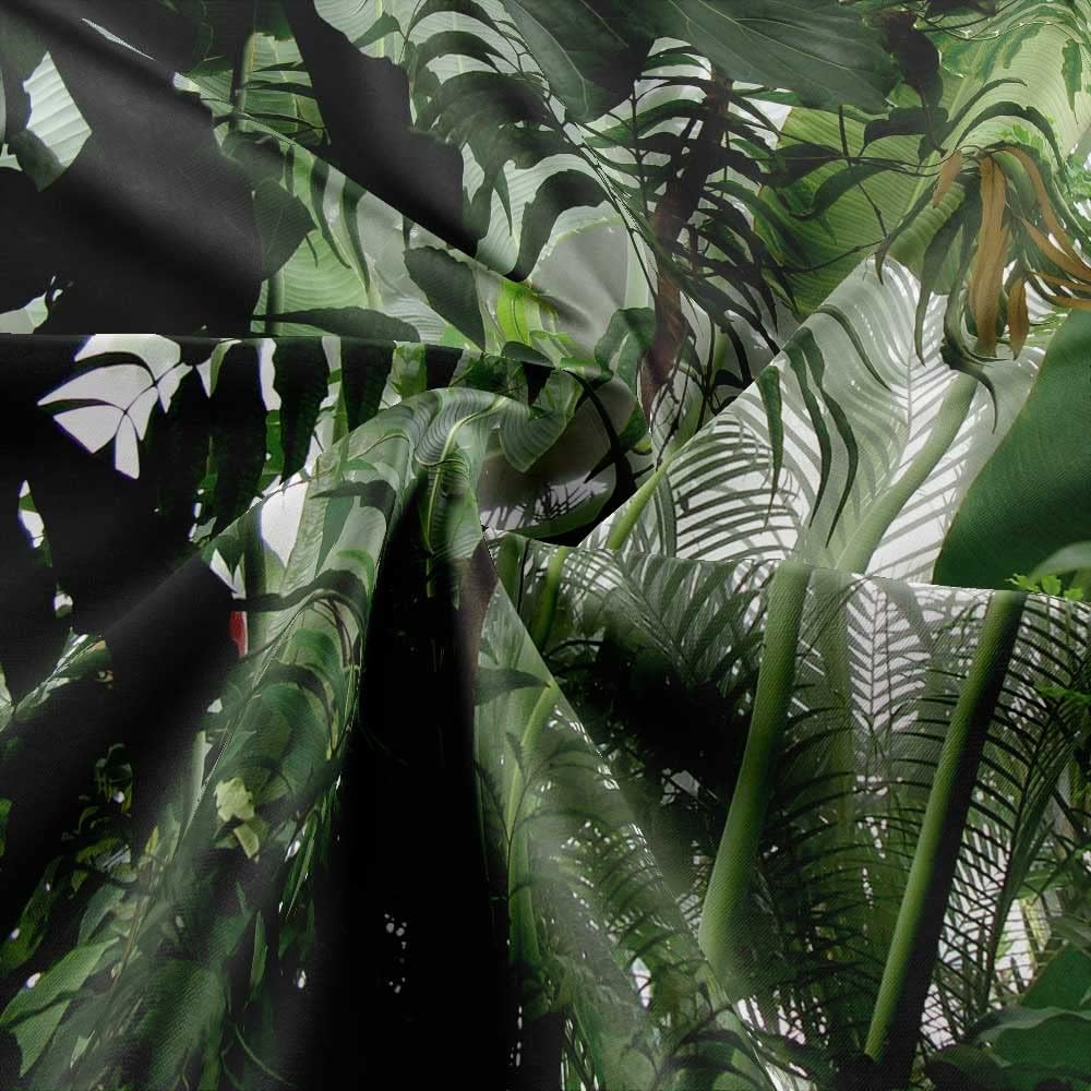 Green Plant Tapestry, Aesthetic Banana Palm Tree Leaves Wall Hanging for Bedroom, Tropical Forest College Dorm Home Decor