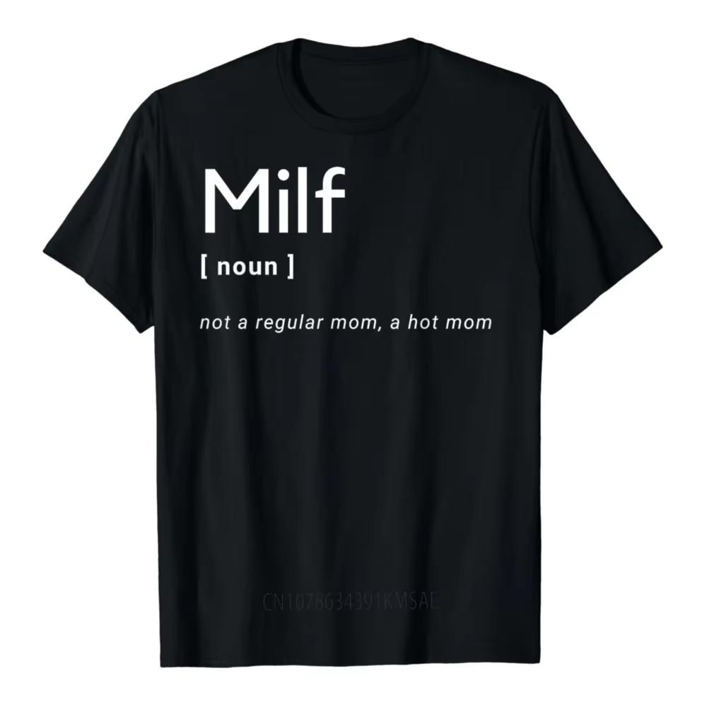 Funny MILF Hunter Printed Tshirts Graphic Tshirts High Quality Men Women Short Sleeve Tshirts Mens Sportwear Mens Tops