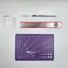 A3/A4/A5 Cutting Board & Stationery Set: Engraving Pen, Ruler, Carving Knife, Mat Board - Multi-piece Handmade Craft Kit
