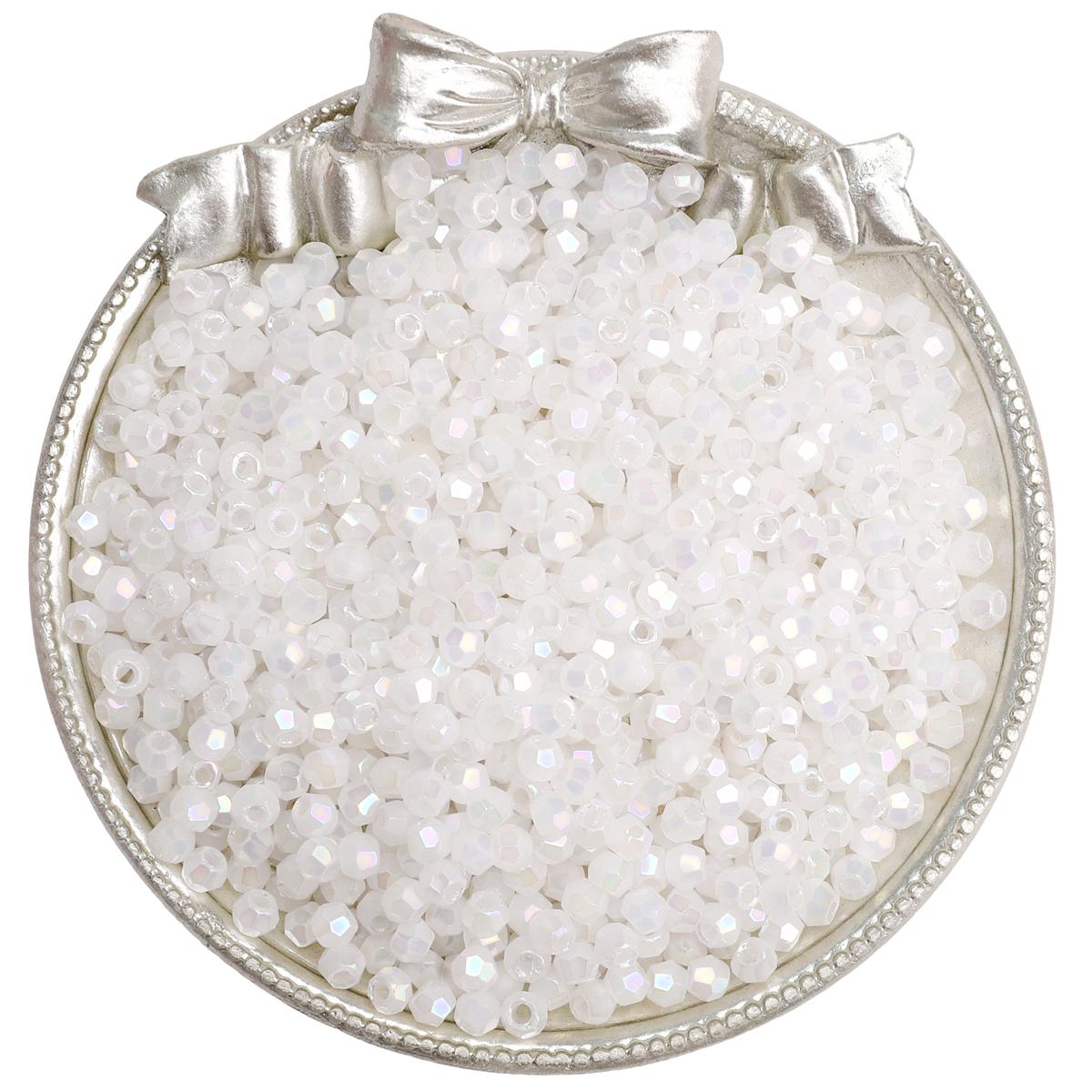 

150 шт. Стеклянные бусины Шарм Чешские бусины Цвет Облачный туман Разделительные бусины-семена Для аксессуаров для изготовления ювелирных изделий белый