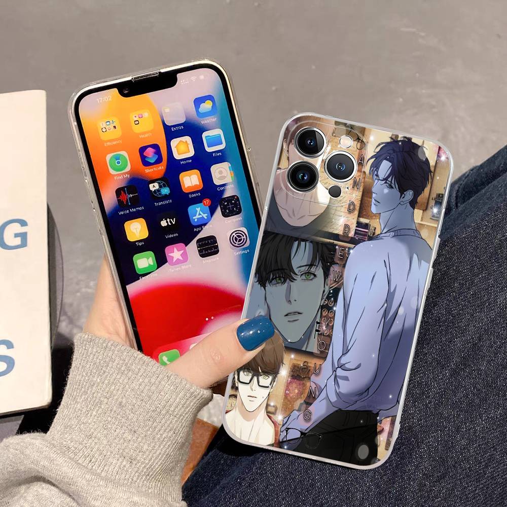 Nerd Project Bl Anime Shockproof Silicone Clear Case For IPhone 17 16 15 14 13 12 11 Mini Pro Max Plus Cover