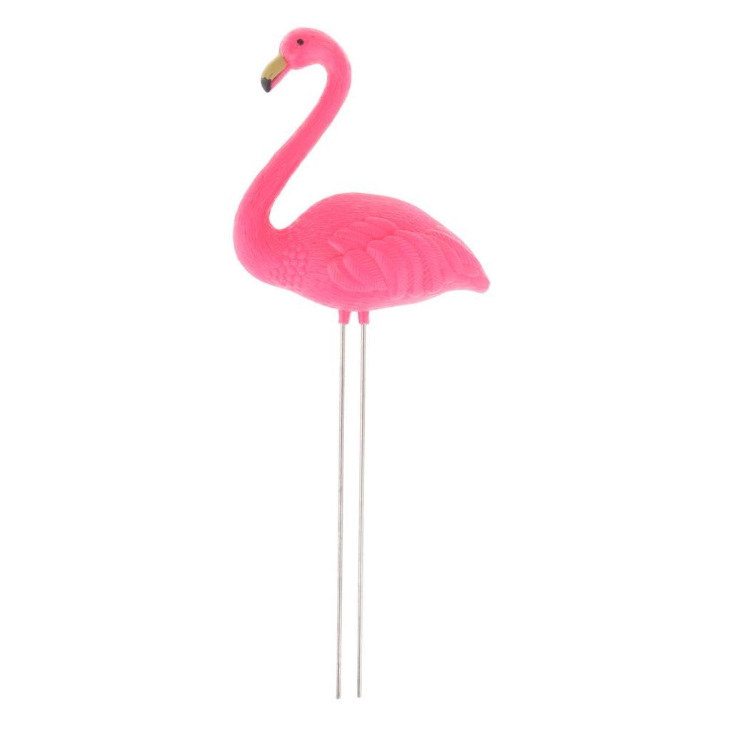 Flamingo Stake ABS Lawn Sculpture Decorative Figure for Garden Outdoor Backyard and Festive Home Decor