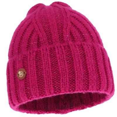 Women's Winter Hat Pink Merino Wool Made In Europe