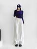 Women's Winter High Waist Velvet Lined Straight Leg Sweatpants