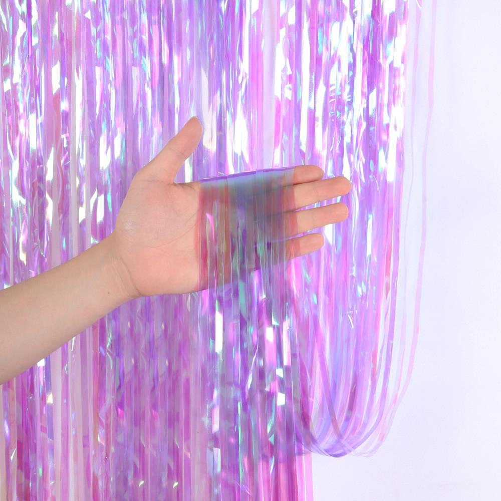 Rain Colorful Candy Streamer Curtain For Festive Party Decoration And Backdrop Photo