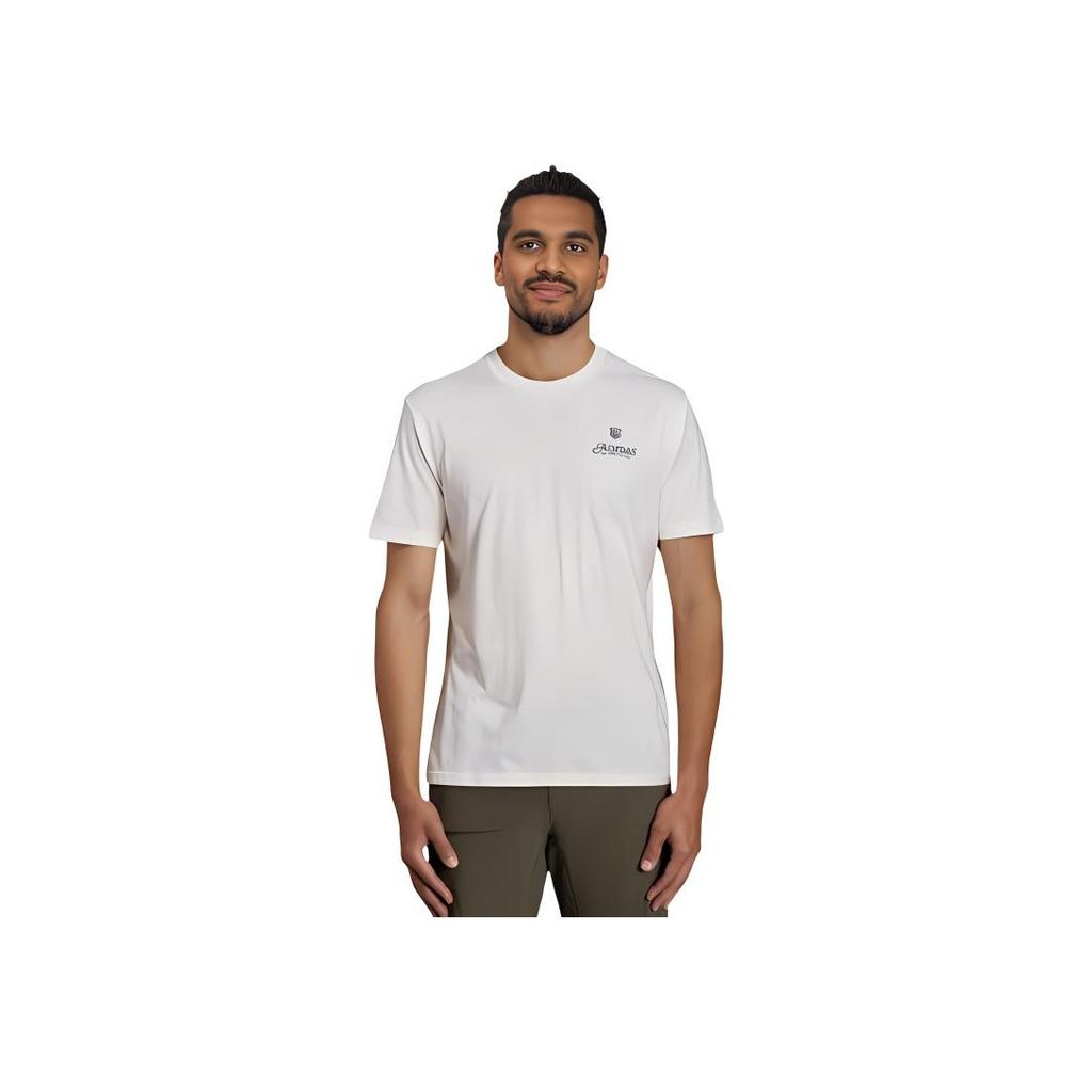 Adidas Originals Pattern Print Fitted Short Sleeve T-Shirt Men Tops Off-White IS2937