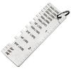 Stainless Steel Gauges 1.0 X 2.8 Inches Single Sided Gauges For Wood Iron Steel Leather Measuring Tool Parts