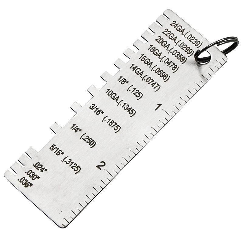 

Stainless Steel Gauges 1.0 X 2.8 Inches Single Sided Gauges For Wood Iron Steel Leather Measuring Tool Parts