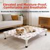 Comfortable Pet Camping Bed Detachable Pet Cool Nest Cat Lounger Cat Elevated Bed  Travel Portable