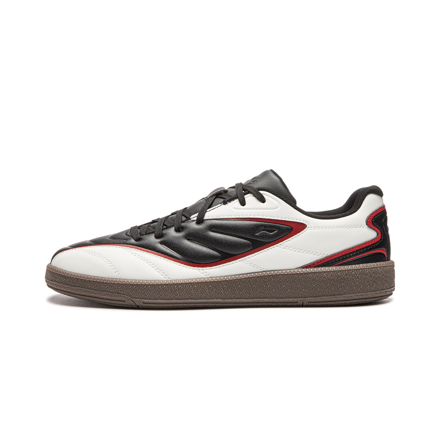 

Li Ning YUNCHUAN 2 Slip Resistant, Abrasion Resistant, Lightweight Low top Skateboard Shoes Men s Black White Red AGCW069-2 46