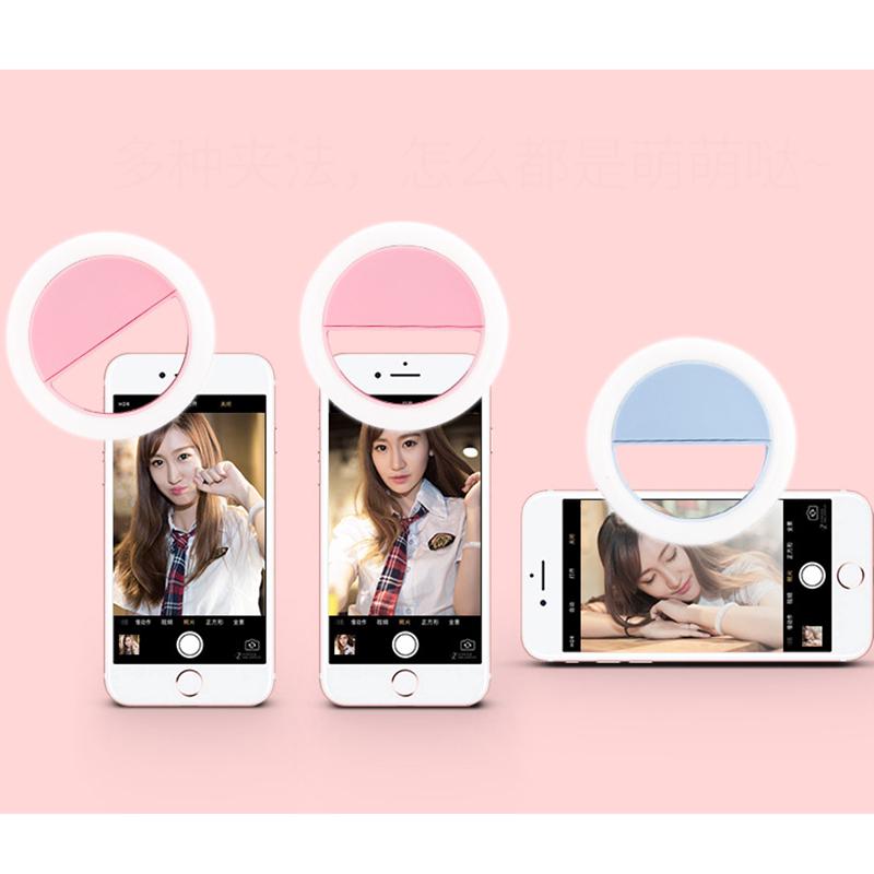 

Mobile Beauty Self-timer Led Ring Light Smartphone Flash Lamp