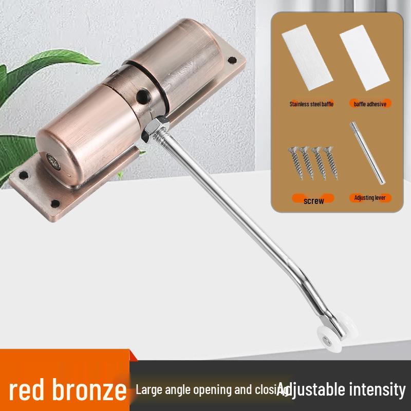 Ayarlanabilir Alüminyum Alaşımlı Gizli Çift Yaylı Kapı Kapatıcı