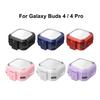For Samsung Galaxy Buds 1 Buds 1 Pro Earphone Case Safety Lock Shockproof Full Cover for Galaxy Buds 1 Pro Case Transparent Box