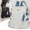 Women's Fashion Oxford Backpack Waterproof Commuter & Travel Bag Trendy Style for Work, Shopping