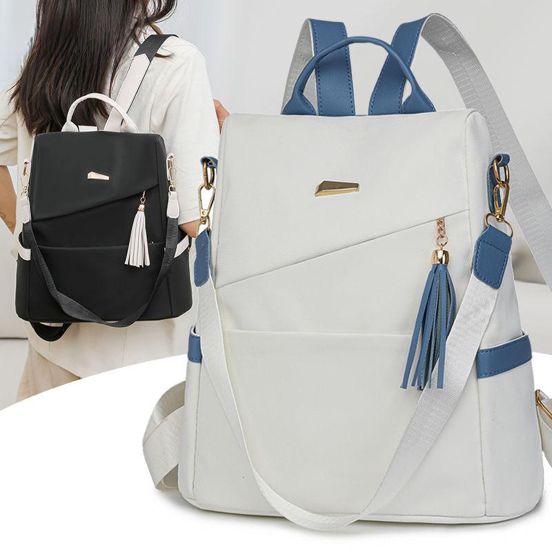 Women's Fashion Oxford Backpack Waterproof Commuter & Travel Bag Trendy Style for Work, Shopping