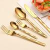 20pcs Diamond Diamond Stainless Steel Tableware Set Western Style Steak Knife, Fork, Spoon Tableware Set Dinnerware Set