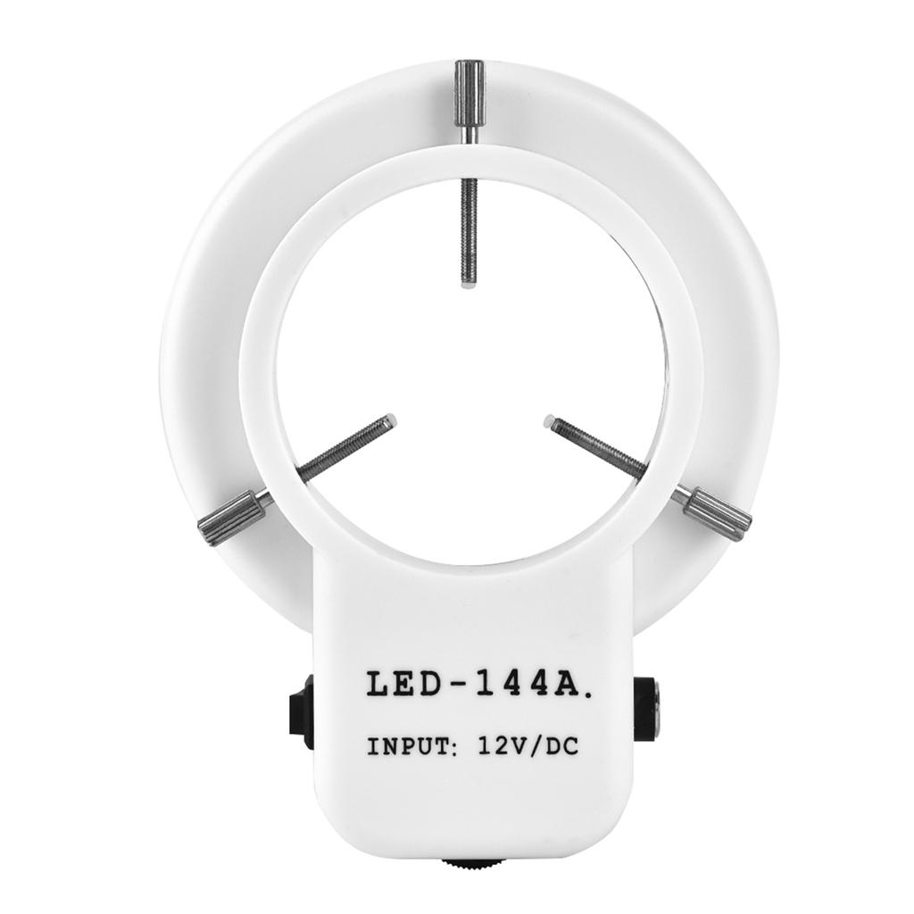 Mikroskopkamera 144 LED-Perlen Lichtquelle Helligkeit einstellbar Ringlampe