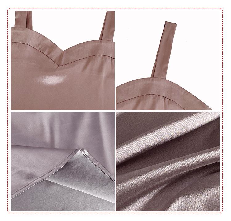 Dámské saténové camisole šaty na jaro/léto 2024 - francouzský design