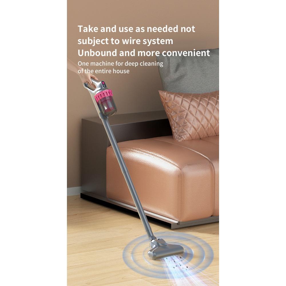 Wireless Powerful Vacuum Cleaner Household Large Suction Small Mite Removal Handheld Ultra-Quiet Car Vacuum Cleaner Hair Remover
