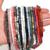 1 Strand Natural Stone Beads Agate Amethyst Stone Amazon Square Tube Loose Spacer Beads For DIY Bracelet Necklace Accessories