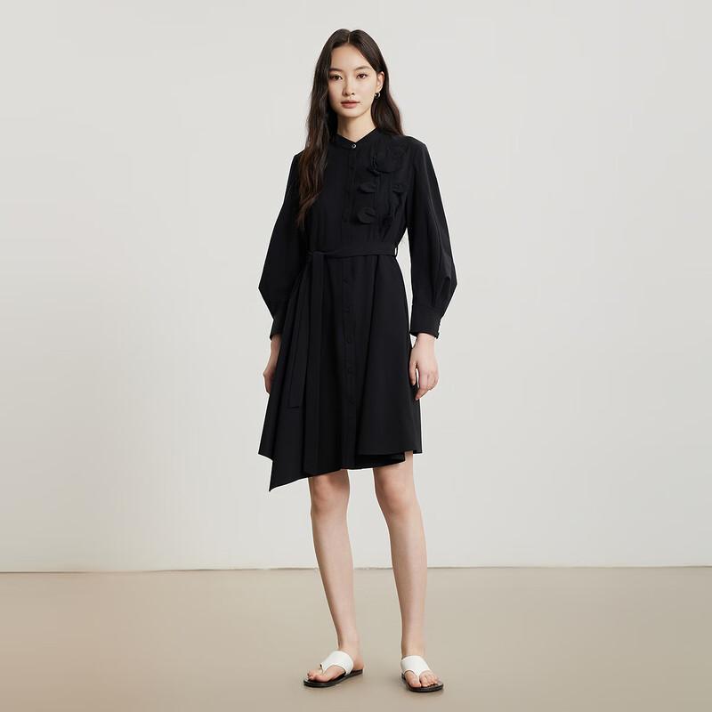 Gejin Slim-Fit Long-Sleeve Mini Dress