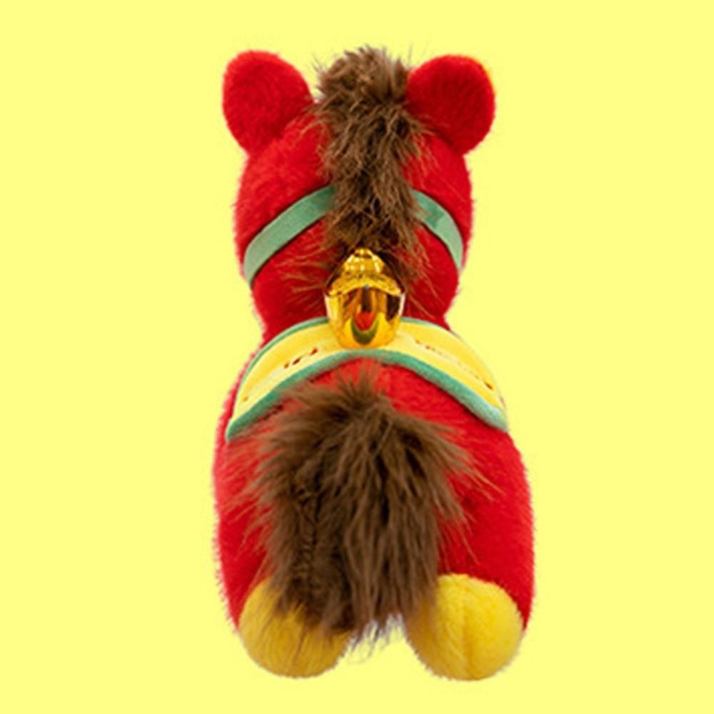 Good Luck Stuffed Horse Toy Cute Zodiac Pony Figurine Horse Plush Doll  Festive Decor