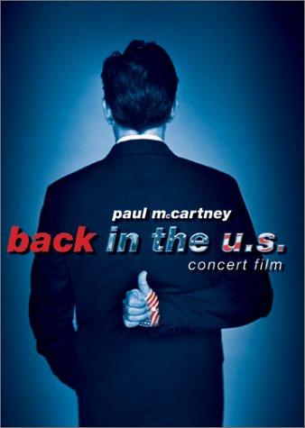 DVD PAUL MCCARTNEY Back In The Us Live 2002 Capitol Records 2002 Canada Rock Used