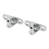 2pcs Gas Strut Mounting Bracket 10mm Ball Stud Metal Universal Multi Fit for Engine Trunk