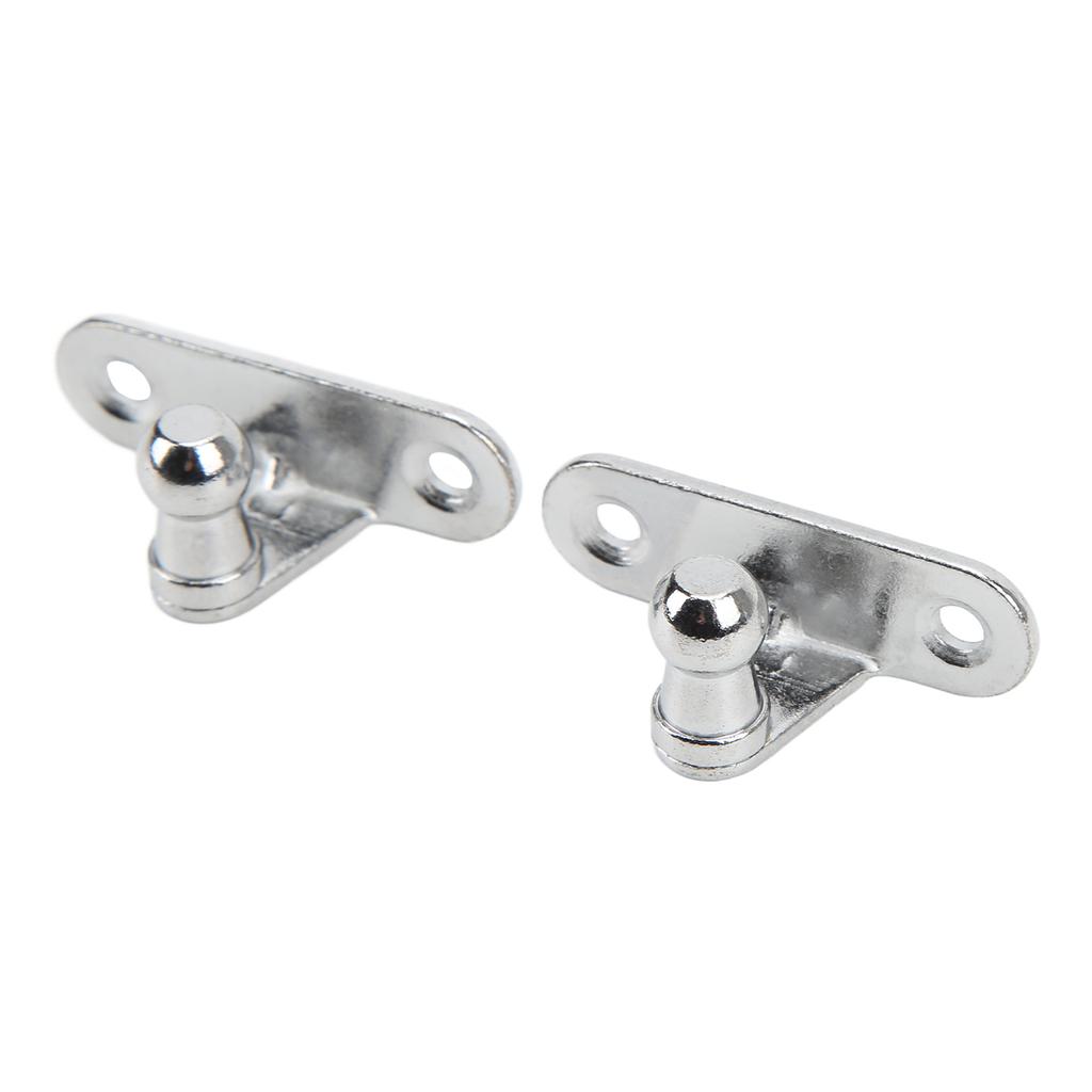 2pcs Gas Strut Mounting Bracket 10mm Ball Stud Metal Universal Multi Fit for Engine Trunk
