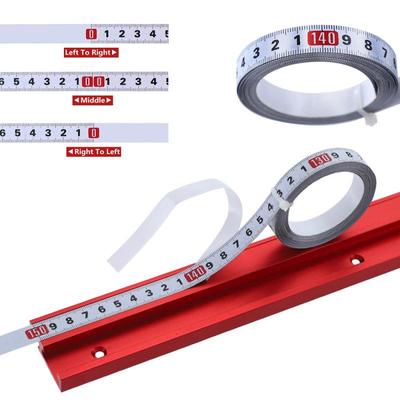 Self Adhesive Scale Stick 0.5/1/2/3/4/5m Measure Self Adhesive Metric Scale Ruler Rust-Proof Durable and Wear-Resistan Ruler