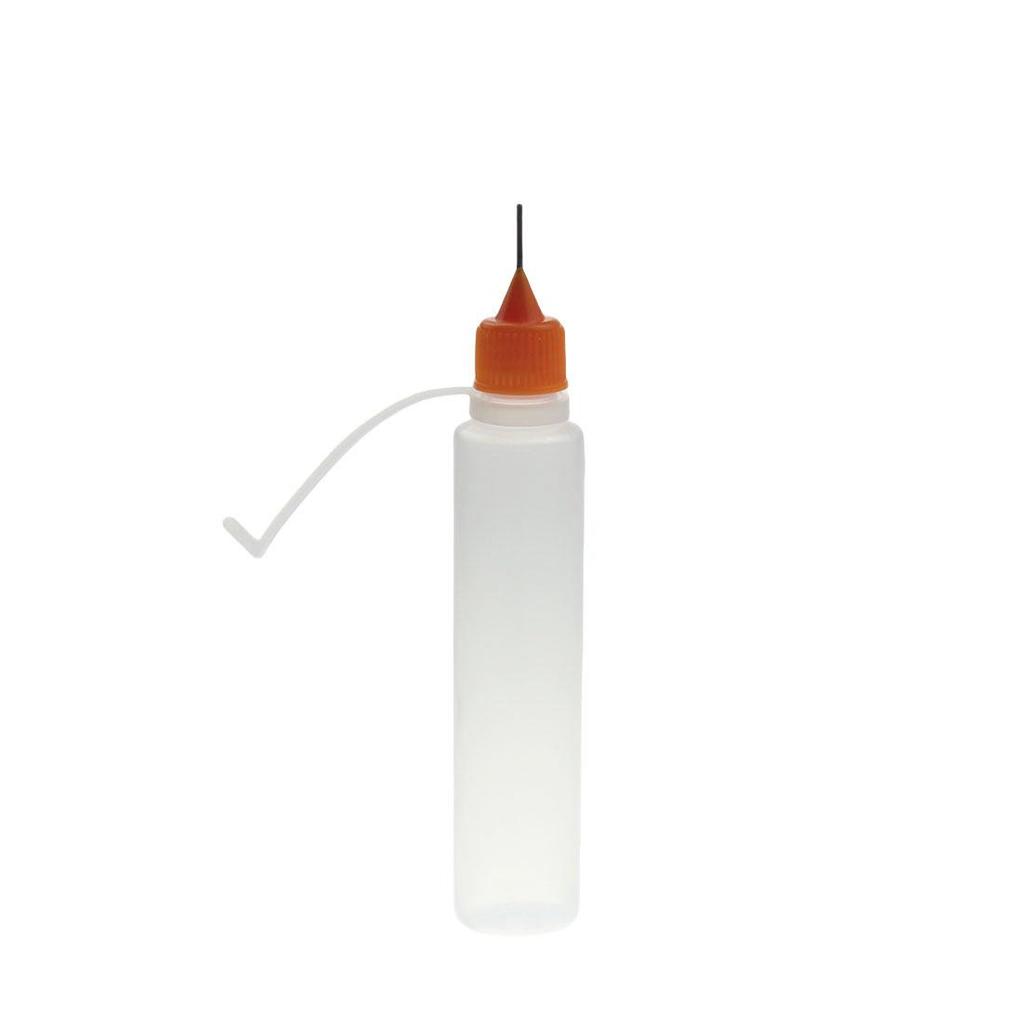 Needle-Point Liquid Dispensing Bottle for Makeup, Tattoo Pigment, Essential Oils, PE Plastic