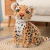 Simulation Snow Leopard Doll Plush Toy Little Leopard Leopard Doll Children's Soothing Pillow Ragdoll Home Ornament