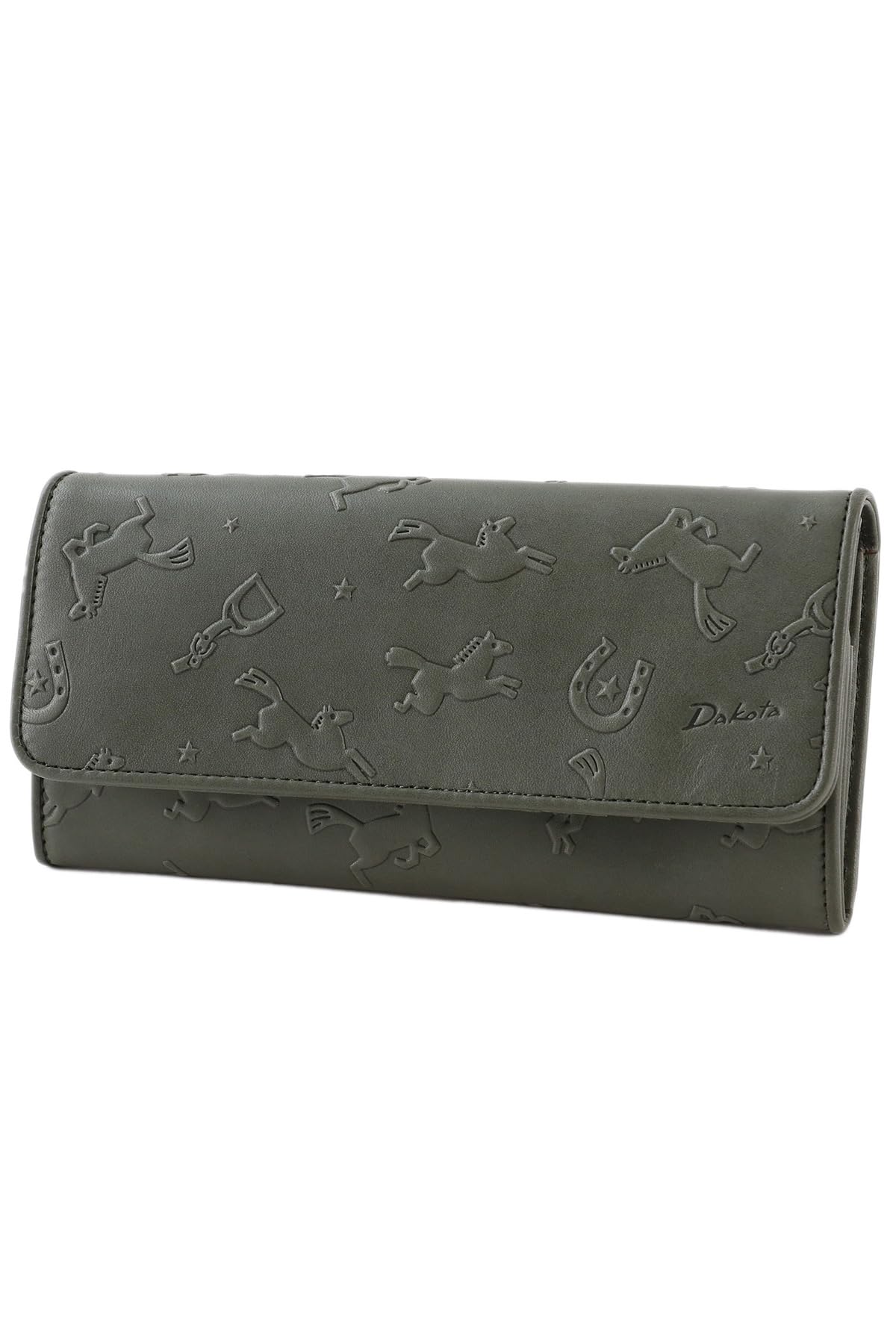 

Long Wallet Genuine Leather Green [Dakota] Women s DA-31381-50 зелений
