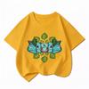Printed Children's Pure Cotton T-shirt for Boys and Girls, Summer Comfortable and Breathable Children's T-shirt