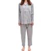 Kodawari Anminkan Cotton Made In Long Long Size Perfect Solid Cotton Simple Cotton Women's 100% Pajamas, Japan, BIWACOTTON, Collared, Open-Front,