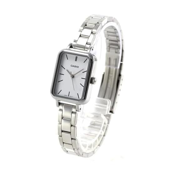 CASIO Casio Casio Standard Cheap Casio Chipkashi Watch Ladies Brass Metal Silver White LTP-V009D-7E [Parallel Import]