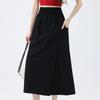 Gray Yamamoto Slimming A-line Culottes: High-Waist, Petite Fit, Wide-Leg Midi Skirt for Summer 2025